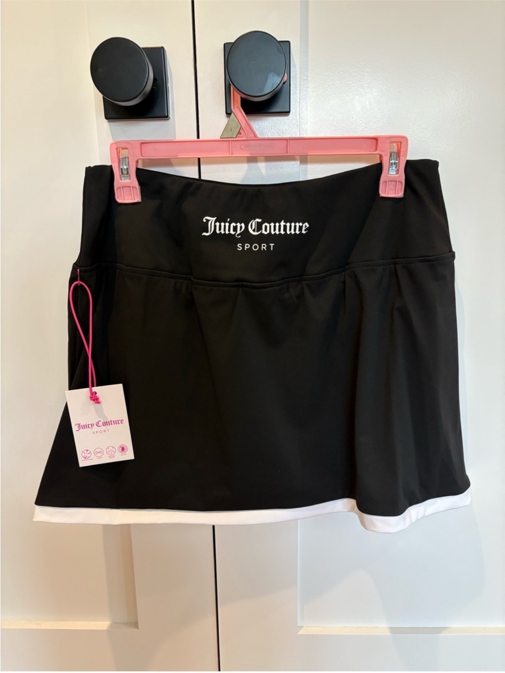 Juicy Couture Sport Black & White Athletic Skort M